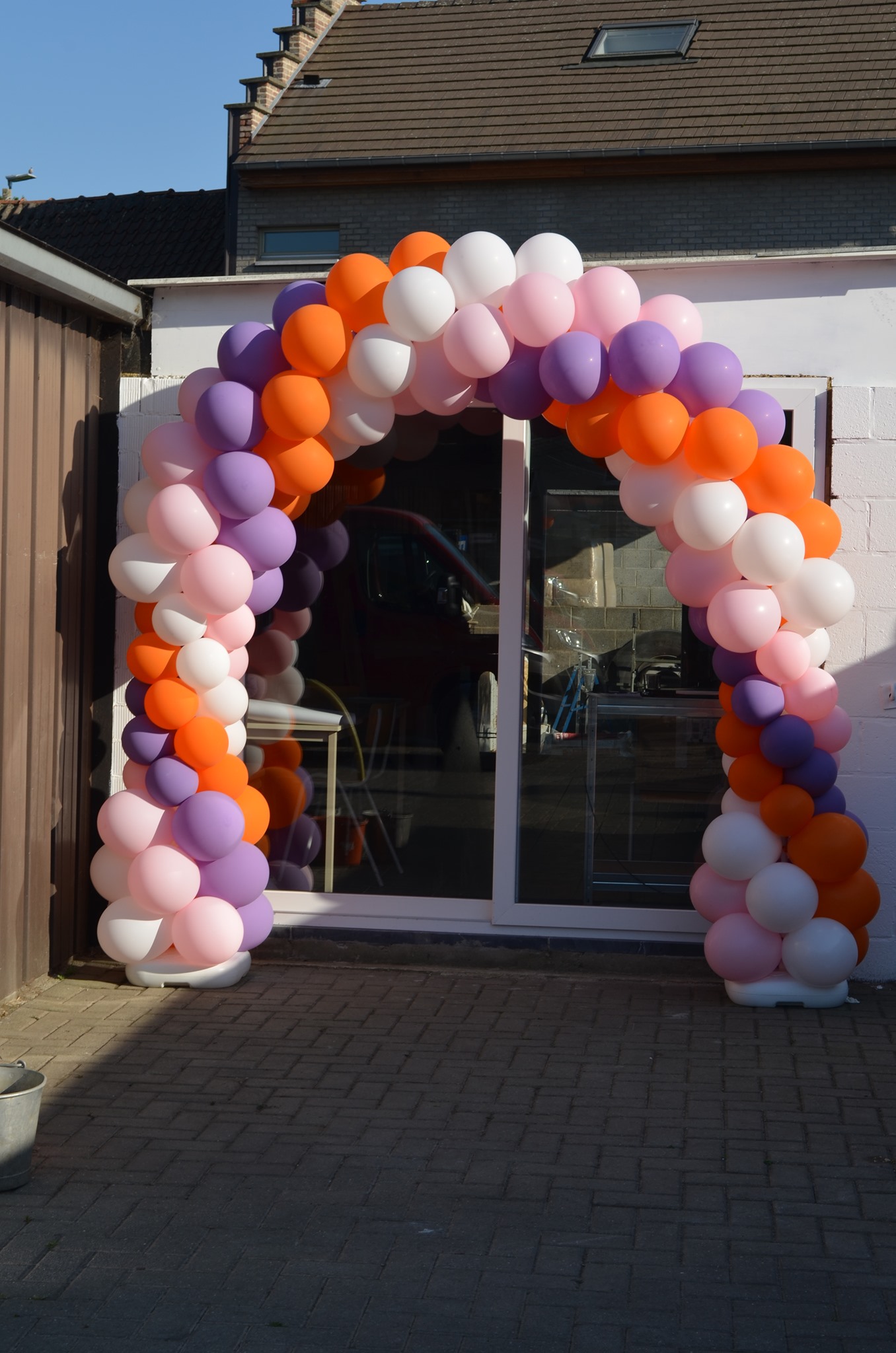 ballonnen ingang decoratie