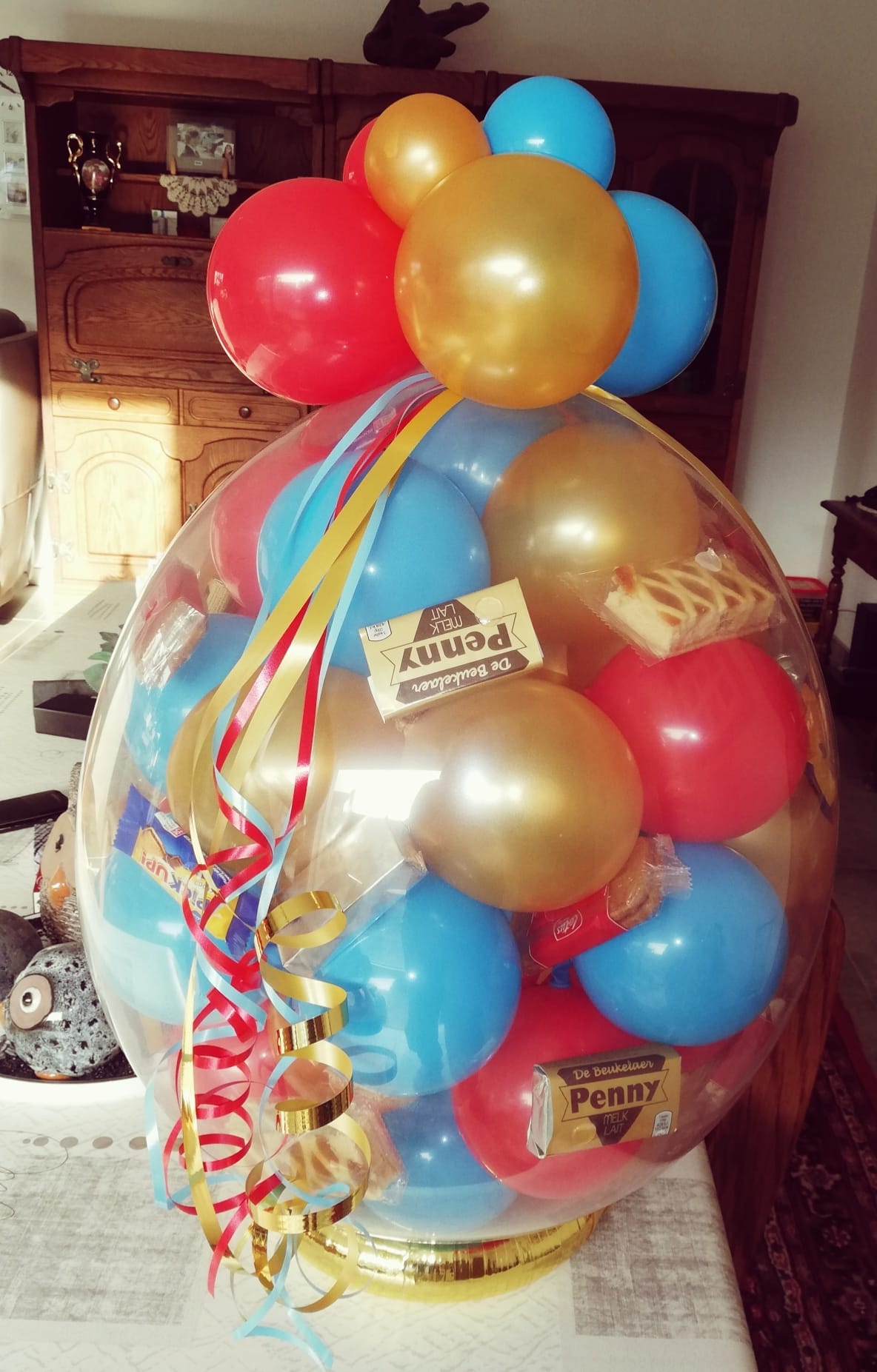 gift ballonen cadeau basket