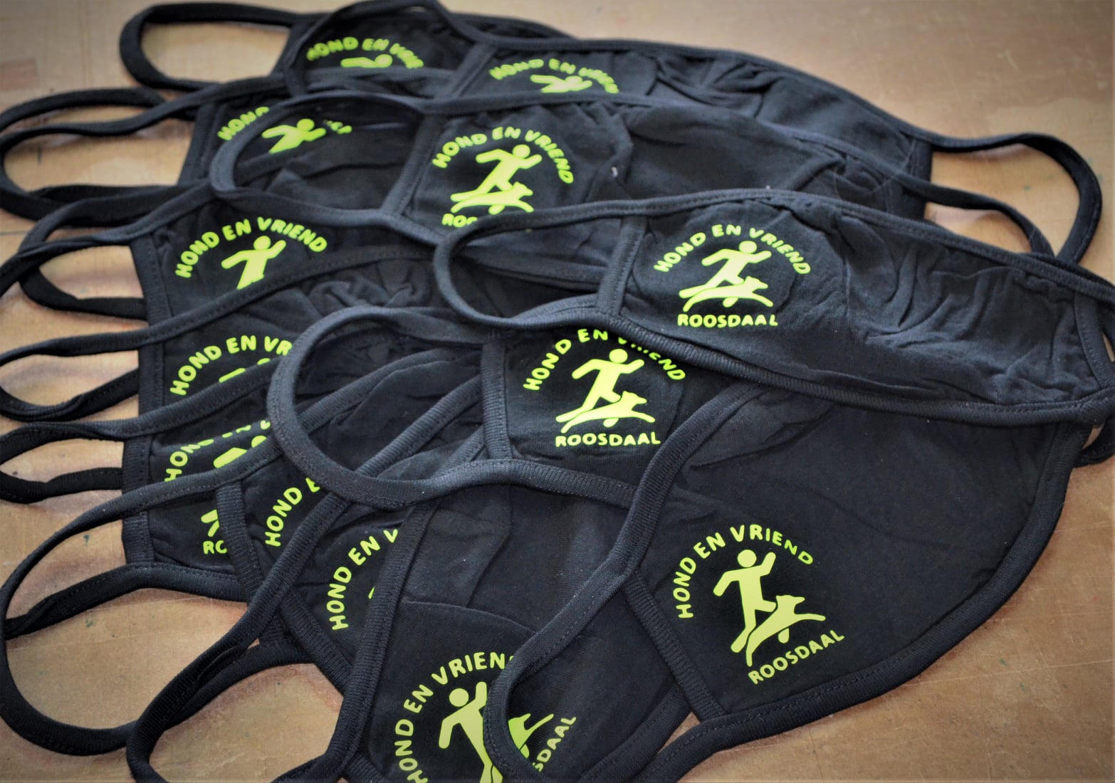 mondmaskers print bedrijf logo