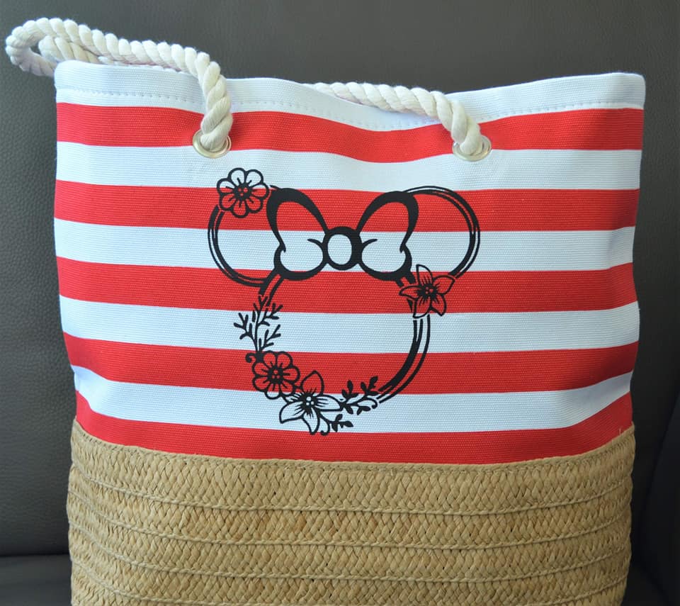 zak bedrukt tekening